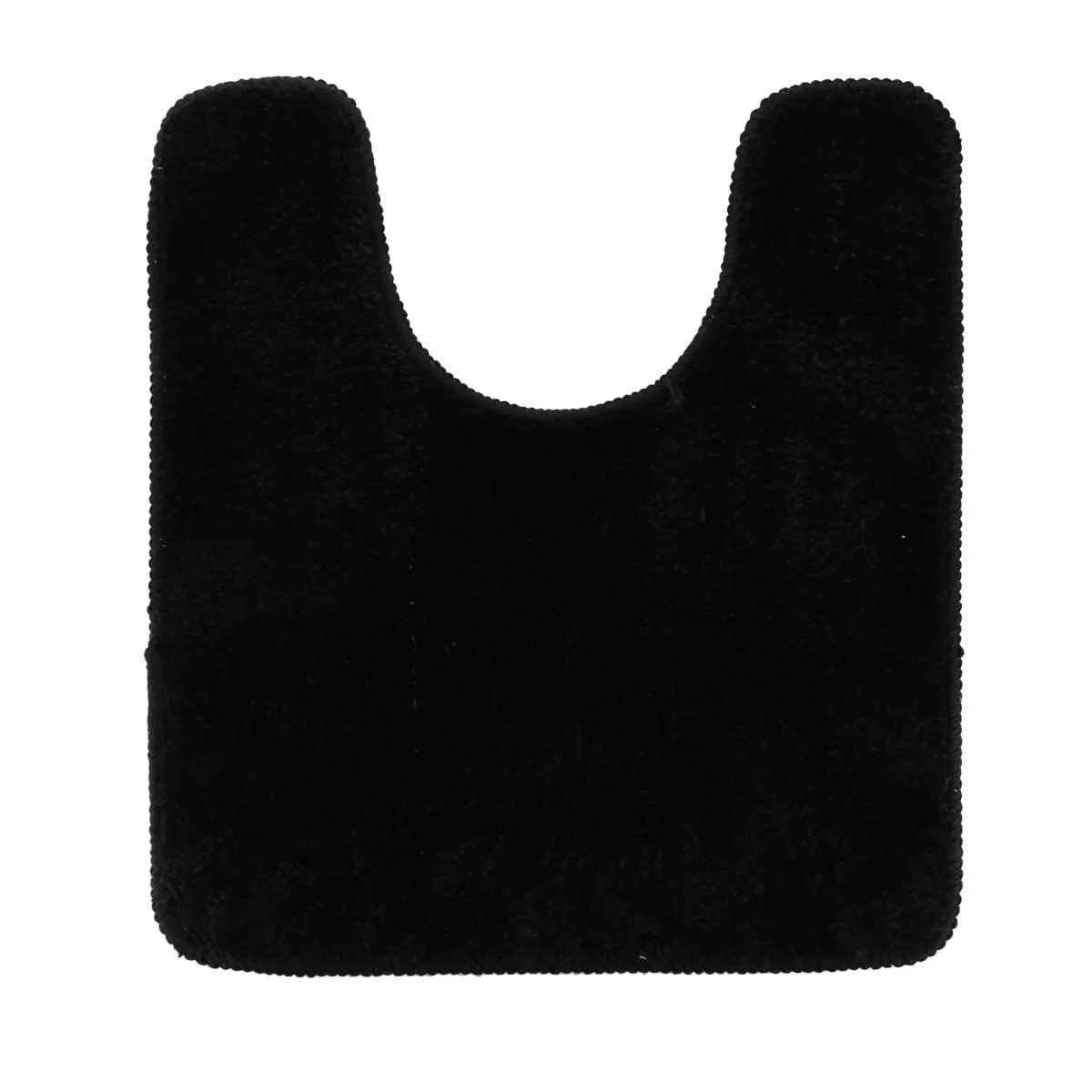 7747103 COVOR DE TOALETA MICROFIBRA 45X50 CM - NEGRU CULOARE NEGRU - imagine 1