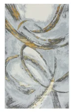 Covor Modern EFES cod: HE776 Gri/Muștar - imagine 7