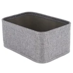 Coș depozitare rectangular EVA POLIESTER 30X20.5X13.5 cm - GRI | Organizatoare baie