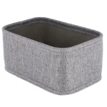 Coș depozitare rectangular EVA POLIESTER 26X17.5X12 CM - Gri | Organizatoare baie