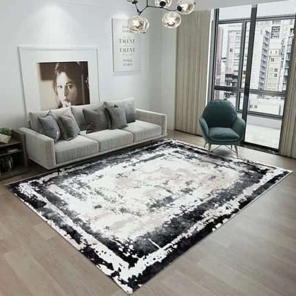 Covor Modern Rose 897 NEGRU