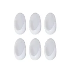 CÂRLIG X6 PVC OVAL – ALB | CUIERE BAIE