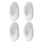 CÂRLIG X4 PVC OVAL – ALB | CUIERE BAIE