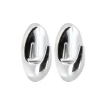 CÂRLIG X2 PVC OVAL – CROM | CUIERE BAIE