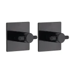 CÂRLIG X2 PATRAT – NEGRU | CUIERE BAIE