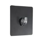 CÂRLIG X1 ADEZIV – NEGRU | CUIERE BAIE