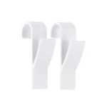 CÂRLIG X2 PENTRU CALORIFER PLASTIC – ALB | CUIERE BAIE