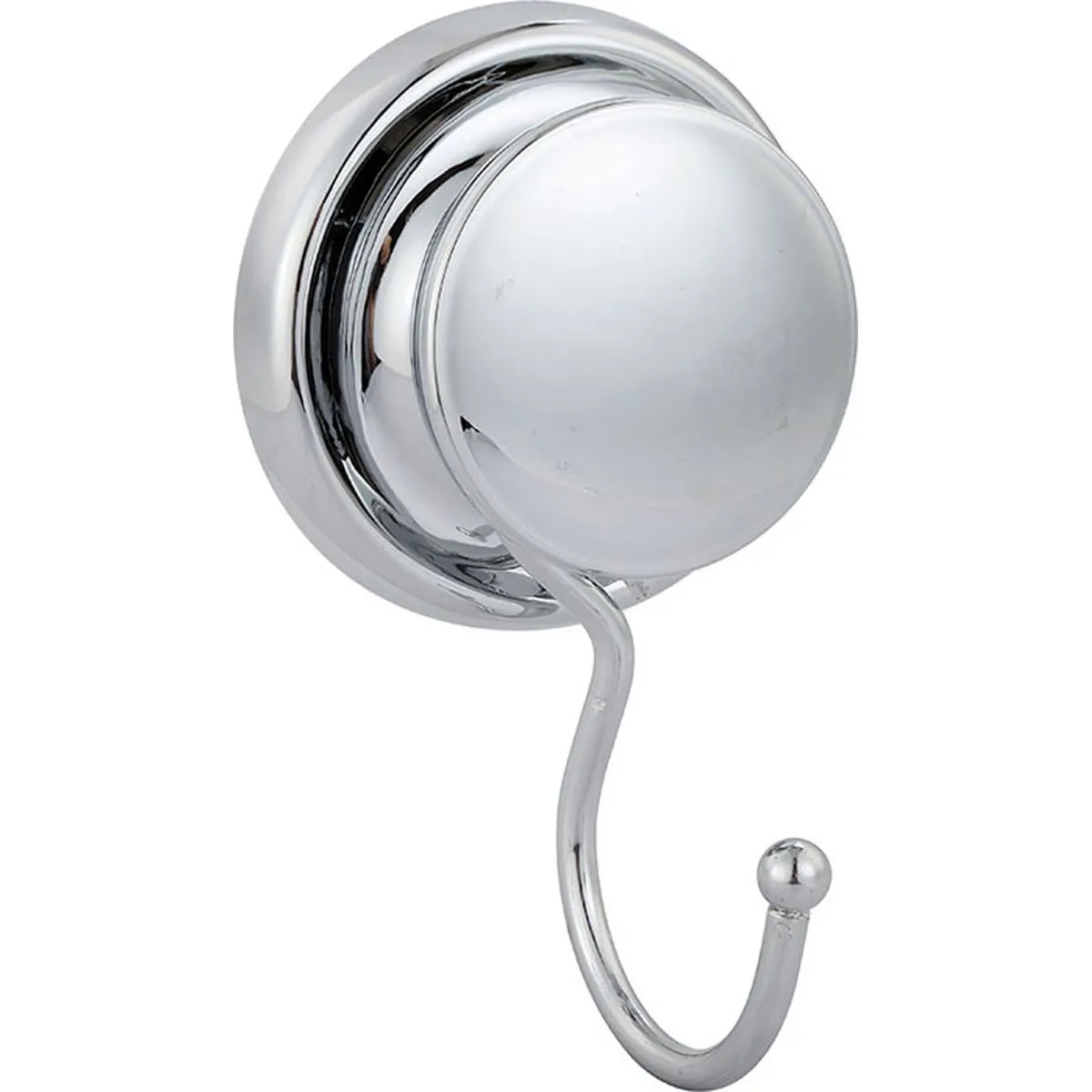 917099 CÂRLIG CU VENTUZĂ METALICA - CROM | CUIERE BAIE - imagine 1