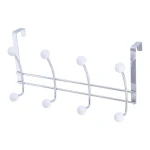 CÂRLIG X 4 CU BILE CERAMICE - CROM / ALB | CUIERE BAIE