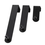 SET 3 CÂRLIGE DE USA OTEL – NEGRU | CUIERE BAIE SET