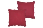 Pernă decorativă Sanchez 40X40 cm, culoare roșu, 100% bumbac - imagine 3