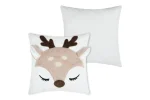 Pernă decorativă Gabin 40X40 cm, culoare bej, 100% poliester - imagine 3