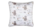 Pernă decorativă Gabin 40X40 cm, culoare natural, 100% poliester - imagine 4