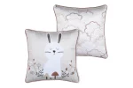 Pernă decorativă Gabin 40X40 cm, culoare alb, 100% poliester - imagine 3
