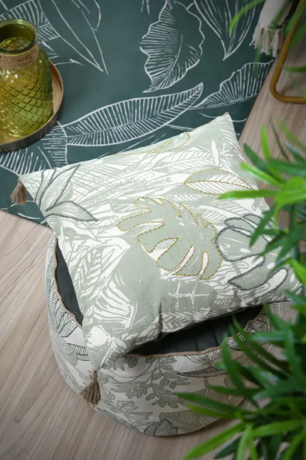 Pernă decorativă Botanys 40X40 cm, culoare multicolor, 15% in 85% bumbac - imagine 2