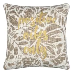 Pernă decorativă Hemera 40X40 cm, culoare greige, 100% bumbac