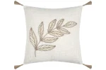Pernă decorativă Hemera Crem/Gri 40X40 cm, culoare crem/greige, 100% bumbac
