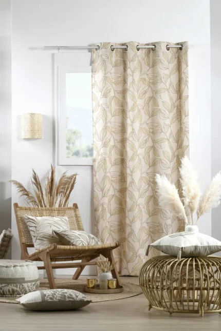 Pernă decorativă Hemera Crem/Gri 40X40 cm, culoare crem/greige, 100% bumbac - imagine 6