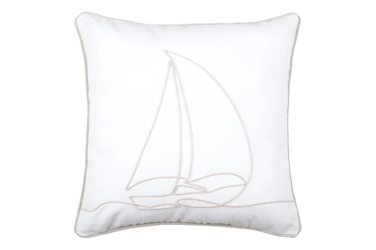 Pernă decorativă Dunes 40x40 alb