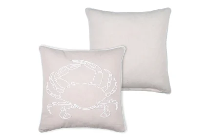 Pernă decorativă Dunes 40X40 cm, culoare natural, 55% bumbac 45% poliester - imagine 3
