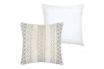 Pernă decorativă Balma 40X40 cm, culoare greige, 100% bumbac - imagine 3