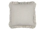 Pernă decorativă Aline 40x40 bej volan