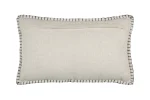 Pernă decorativă Aline 30X50 cm, culoare bej, 81% bumbac 19% in - imagine 4
