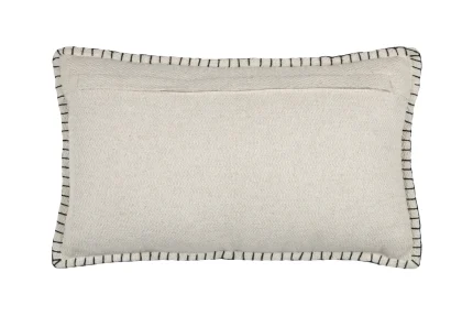 Pernă decorativă Aline 30X50 cm, culoare bej, 81% bumbac 19% in - imagine 4