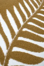 Pernă decorativă Aloha 40X40 cm, culoare muștar/bej, 55% bumbac 45% poliester - imagine 5