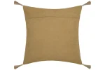 Pernă decorativă Aloha 40X40 cm, culoare muștar/bej, 55% bumbac 45% poliester - imagine 4