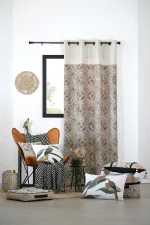 Pernă decorativă Tucano 40X40 cm, culoare natural, 77% bumbac 23% poliester - imagine 6