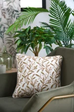 Pernă decorativă Ombrage 40X40 cm, culoare natural, 55% bumbac 45% poliester - imagine 2