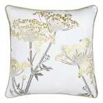 Pernă decorativă Oriana 40X40 cm, culoare auriu, 55% bumbac 45% poliester