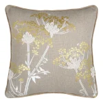 Pernă decorativă Oriana 40X40 cm, culoare natural, 55% bumbac 45% poliester