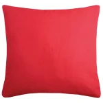 Pernă decorativă Duo 50X50 cm, culoare roșu/in, 100% bumbac