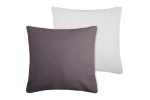 Pernă decorativă Duo 50X50 cm, culoare gri/perlă, 100% bumbac - imagine 3