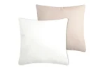 Pernă decorativă Duo 50X50 cm, culoare crem/in, 100% bumbac - imagine 3
