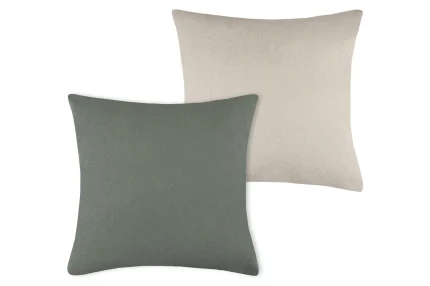 Pernă decorativă Duo 50X50 cm, culoare gri/in, 100% bumbac - imagine 3