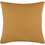 Pernă decorativă Duo 50X50 cm, culoare muștar/in, 100% bumbac