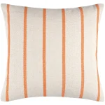 Pernă decorativă St Trop 50X50 cm, culoare alb/coral, 100% bumbac