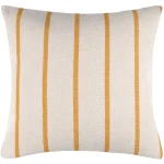 Pernă decorativă St Trop 50X50 cm, culoare alb/muștar, 100% bumbac