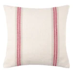 Pernă decorativă Montauban 50X50 cm, culoare alb/roșu, 100% bumbac