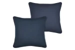 Pernă decorativă Coline 45X45 cm, culoare albastru, 100% bumbac - imagine 3