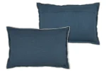 Pernă decorativă Helios 40X60 cm, culoare albastru, 100% bumbac - imagine 3