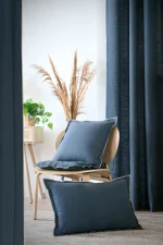 Pernă decorativă Helios 40X60 cm, culoare albastru, 100% bumbac - imagine 6