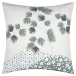 Pernă decorativă Yuki 45X45 cm, culoare bleu/gri, 100% bumbac