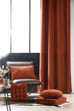 Pernă decorativă Dandy 45X45 cm, culoare arămiu, 100% poliester - imagine 6