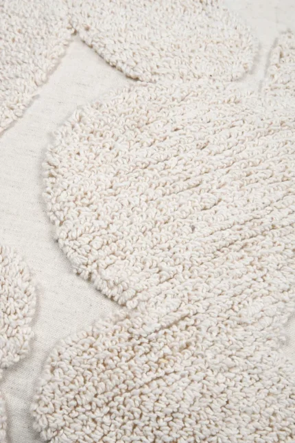 Pernă decorativă Balma 45X45 cm, culoare bej, 85% bumbac 15% in - imagine 5