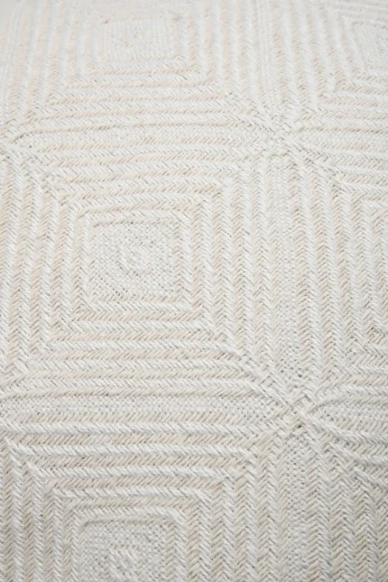 Pernă decorativă Balma 45X45 cm, culoare ivoriu, 100% bumbac - imagine 5
