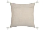 Pernă decorativă Nova 45X45 cm, culoare natural, 55% bumbac 45% poliester - imagine 4